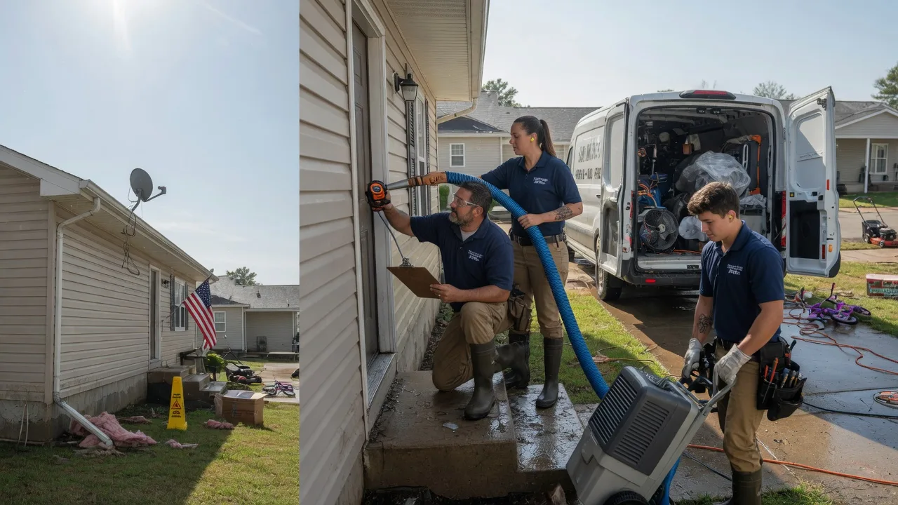 Ceiling Water Damage Restoration in Theresa, WI near me